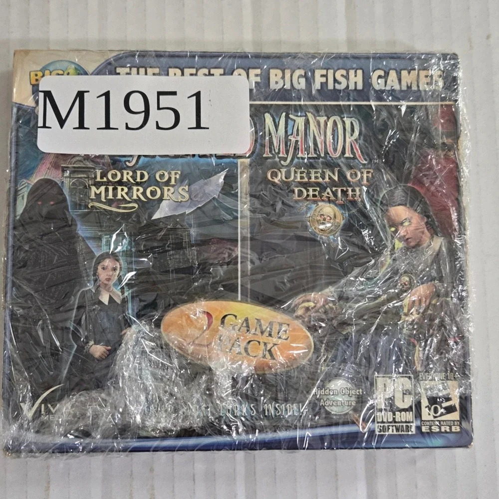 Haunted Manor 2 Game Pack PC Game Lord of Mirrors Queen of Death Big Fish (CIB)